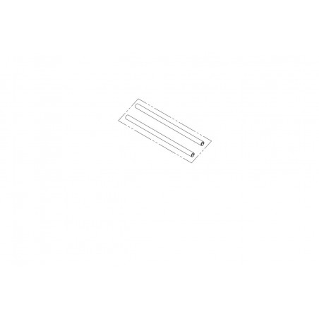 Frame Connection Tube Thule Double Step 12V 440 Aluminium, 2 Pcs.
