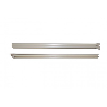 Guard Rail with End Cap (Pair) Aluminium Beige