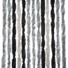 Chenille Door Curtain Light Grey/Anthracite/Black