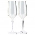 Champagne Glass Nesting Set of 2