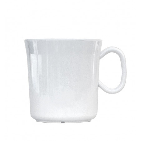 WA Melamine mug 400 ml white