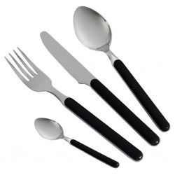 Cutlery set Delice, 16 Pieces, Black
