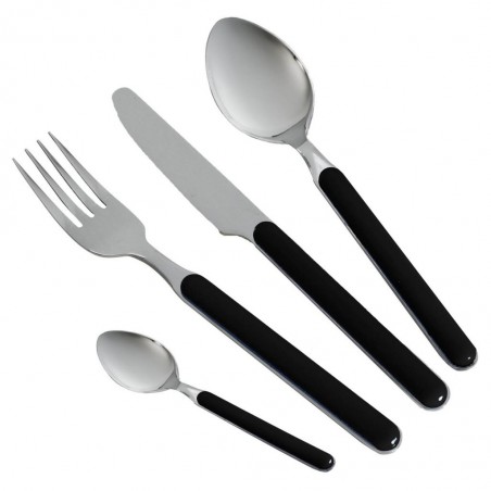 Cutlery set Delice, 16 Pieces, Black