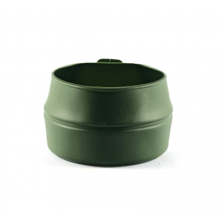 Folding cup green olive