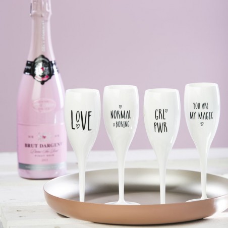 Champagne Stemware Set Cheers