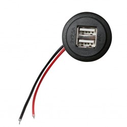 Power USB socket with 2 x 2500 mA