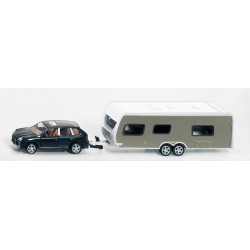 Passenger Car with Caravan