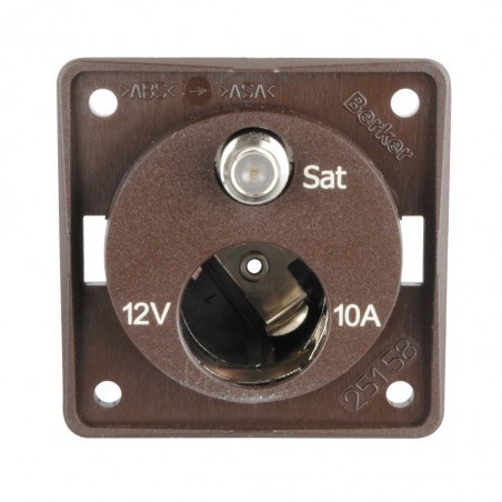 Integro 12 V and SAT Brown Matt