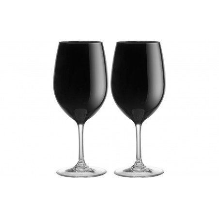 Set 2 Wineglass Thango Black P