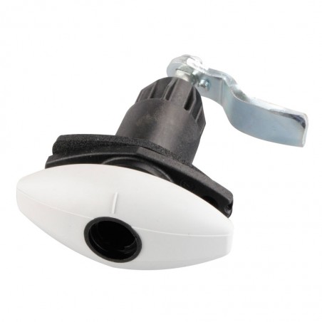 HCS Bushing with Bolt; Mounting Plate Fiat Bianco White