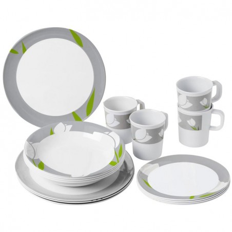 Tableware Set Tulip, 16 Parts