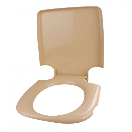 Toilet Seat with Lid PP 335 Grey White