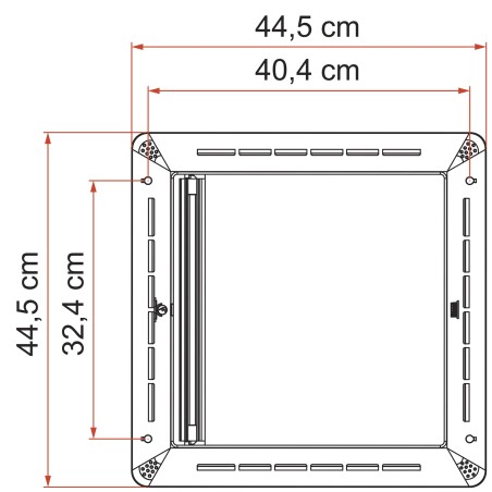 Blackout Blind Rollo Vent 40