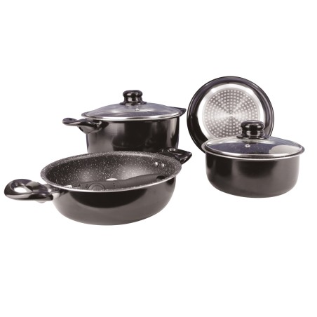 7 tlg. Kochtopfset Black...