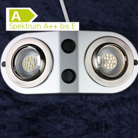 LED Twin Surface Mounted Spotlight