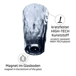 Magnetic Plastic Glasses Grey