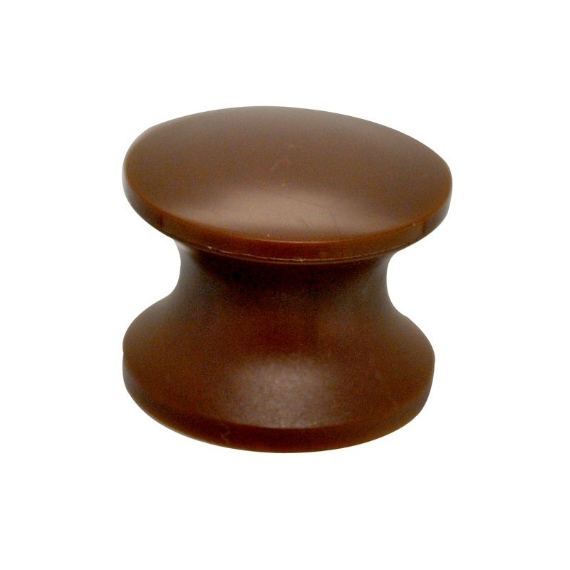 Press Button Brown