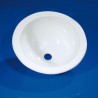 Round Sink Trough White 230 mm