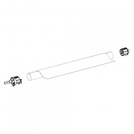 Roller Tube End Caps Thule Omnistor 9200, Set Left + Right