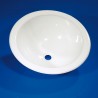 Round Sink Trough White 300 mm