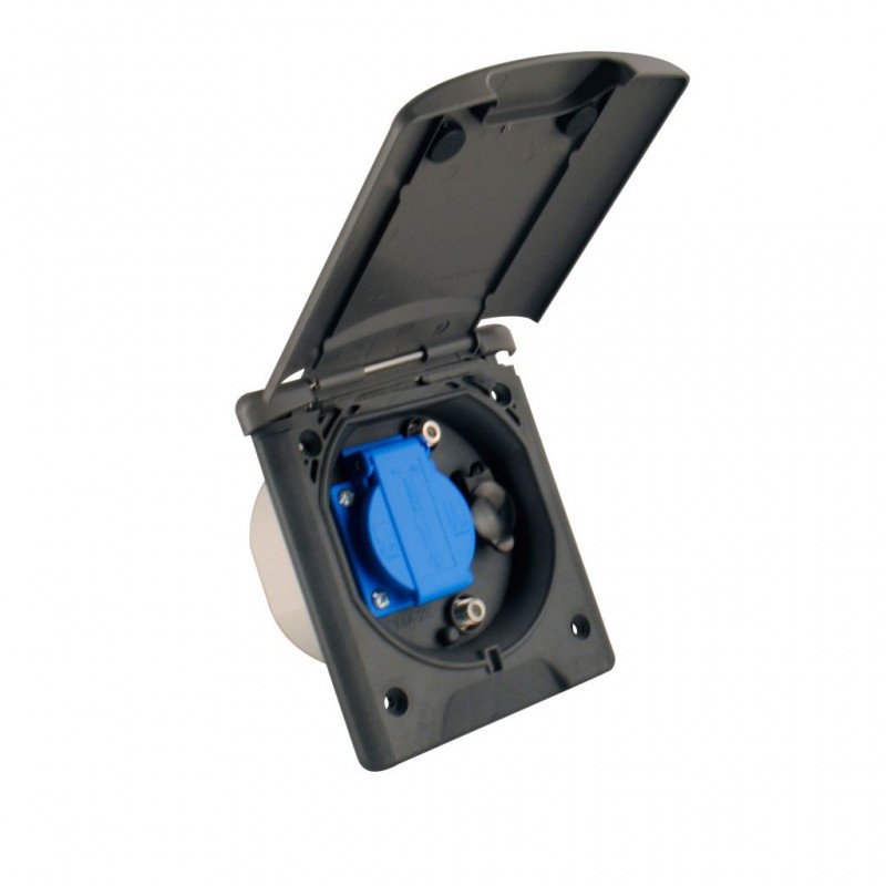 Universal Awning Socket Dark Grey