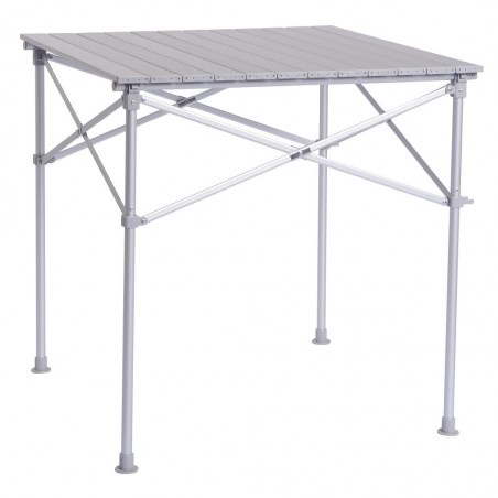 Rolling Table Alu 1 Silver