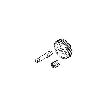 Pinions + Axle for Motor Thule Double Step 12V Aluminium, Set