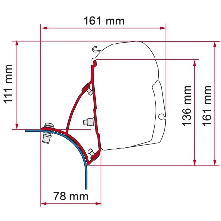 Kit VW T5/T6 Aufstelldach