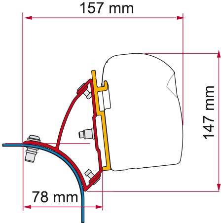 Kit VW T5/T6 Aufstelldach...