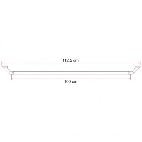 Clothes Rail Garage Carry Rail