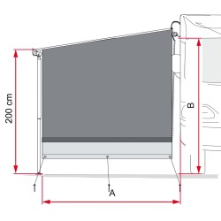 Fiamma Side Wall Side Block