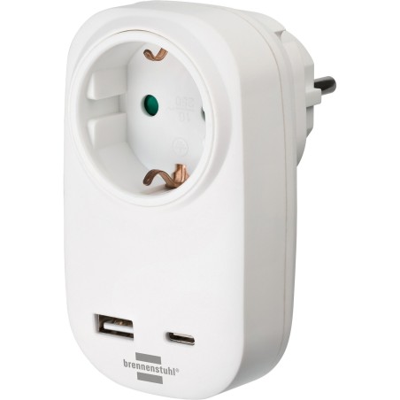 Socket Adapter with USB-A/C
