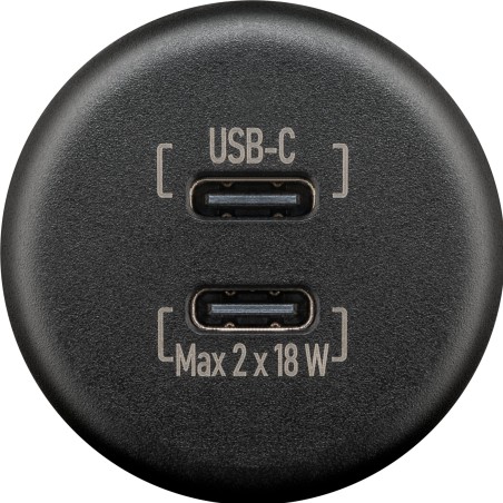 Dual Built-In Charger USB-C