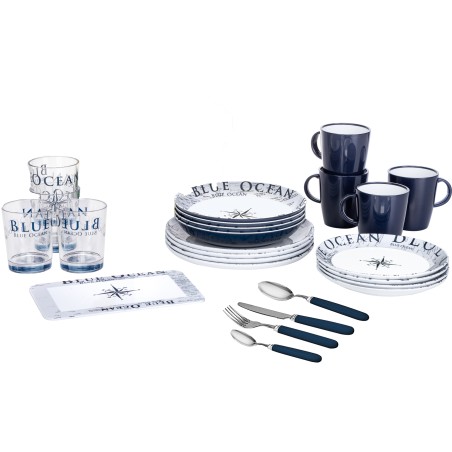 Geschirrset Blue Ocean